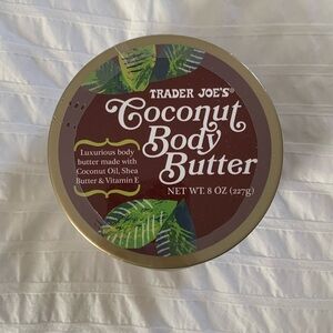 NWT Trader Joe’s coconut body butter
